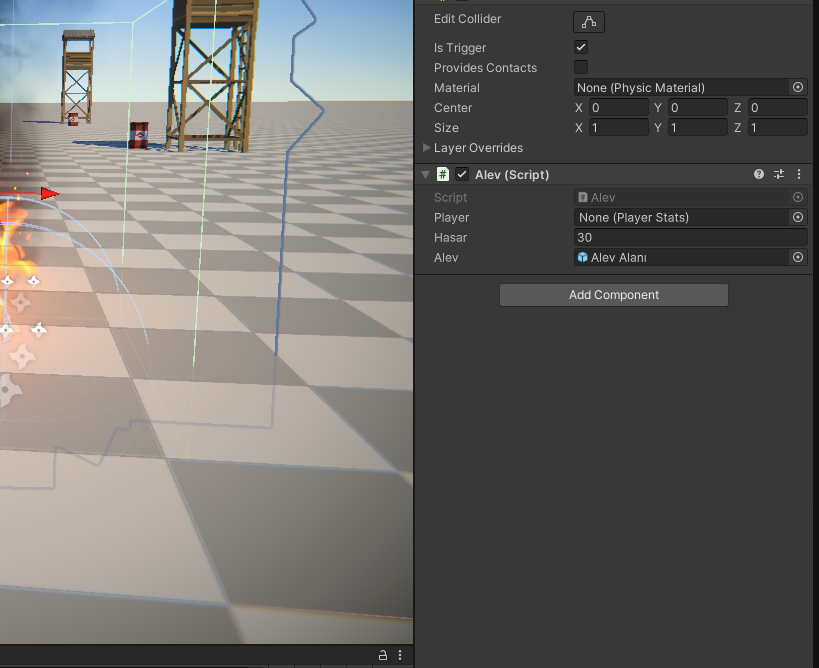 Parçacık sistemi görünümü